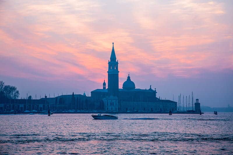 Tramonto Laguna di Venezia