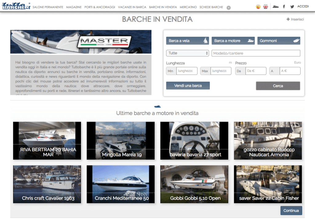 tuttobarche barche in vendita