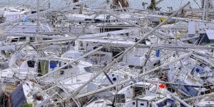 Isola di Saint – Martin . Al Nautic di Parigi il punto della situazione dopo l’uragano Irma . Le assicurazioni sfoderano i cavilli .