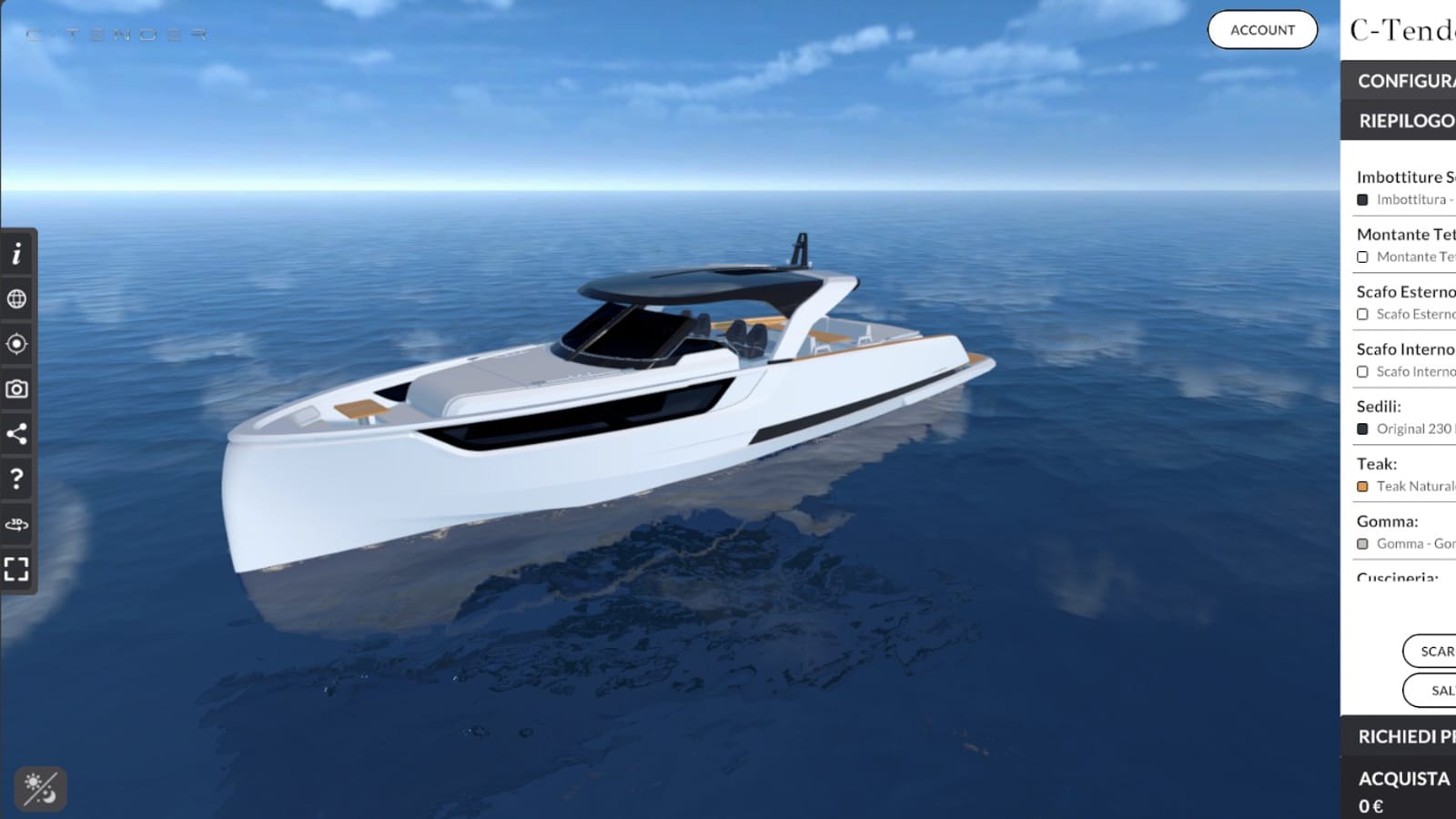 Configuratore nautico c Tender