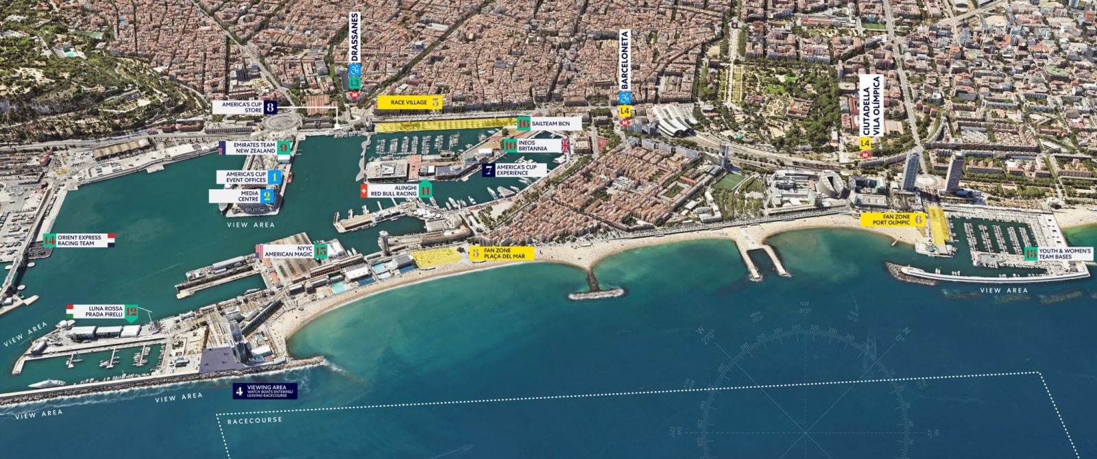 America's Cup Barcellona Race Village