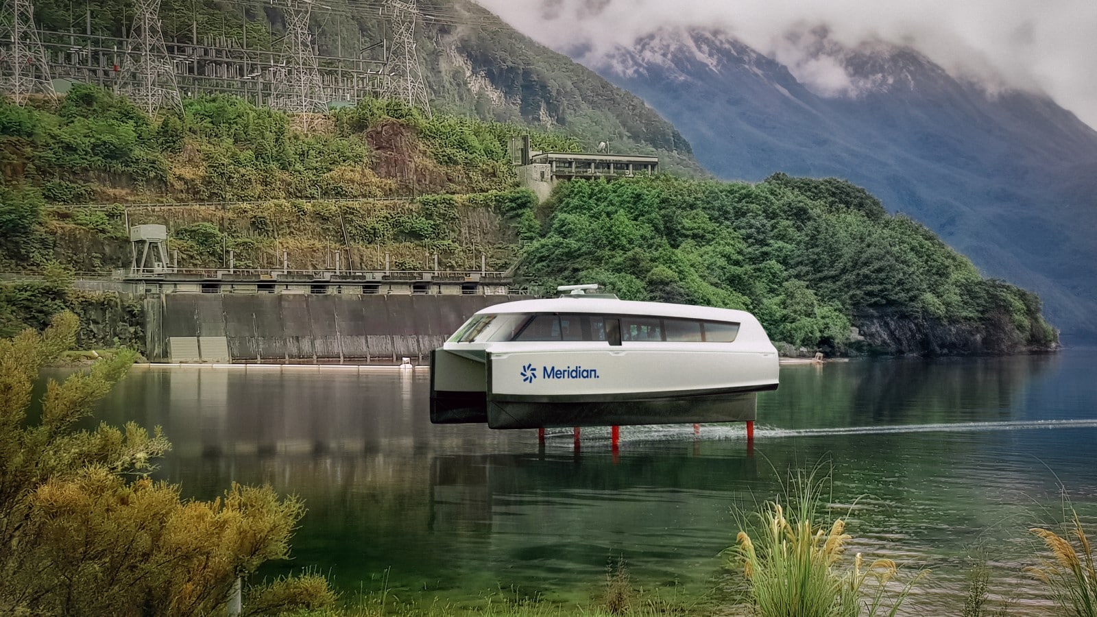 Candela P-12 aliscafo lago Manapōuri Nuova Zelanda