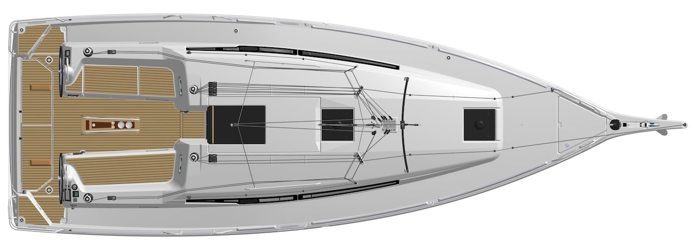 Jeanneau Sun Odyssey 350 main deck