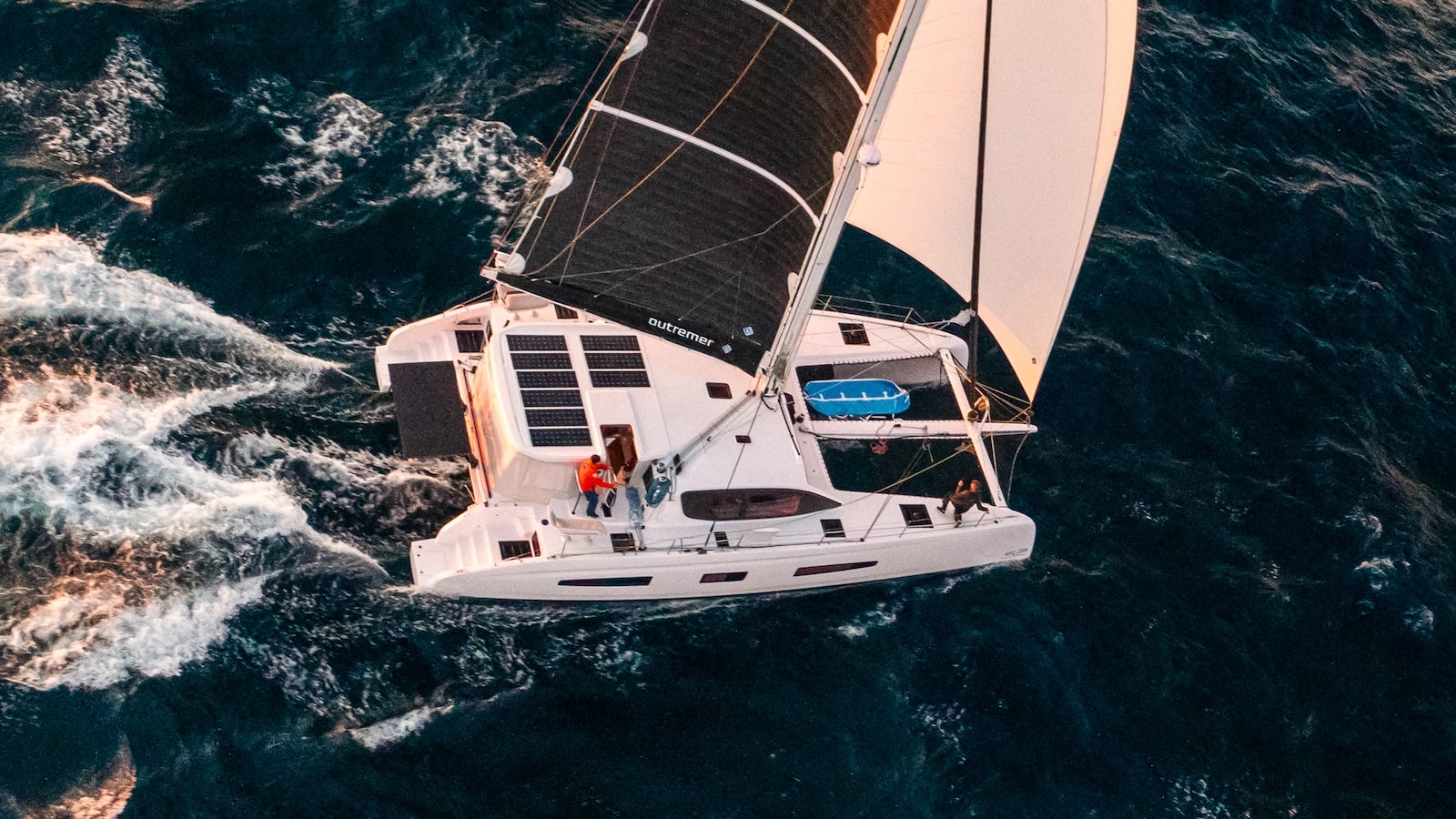 Outremer 52 aerial view