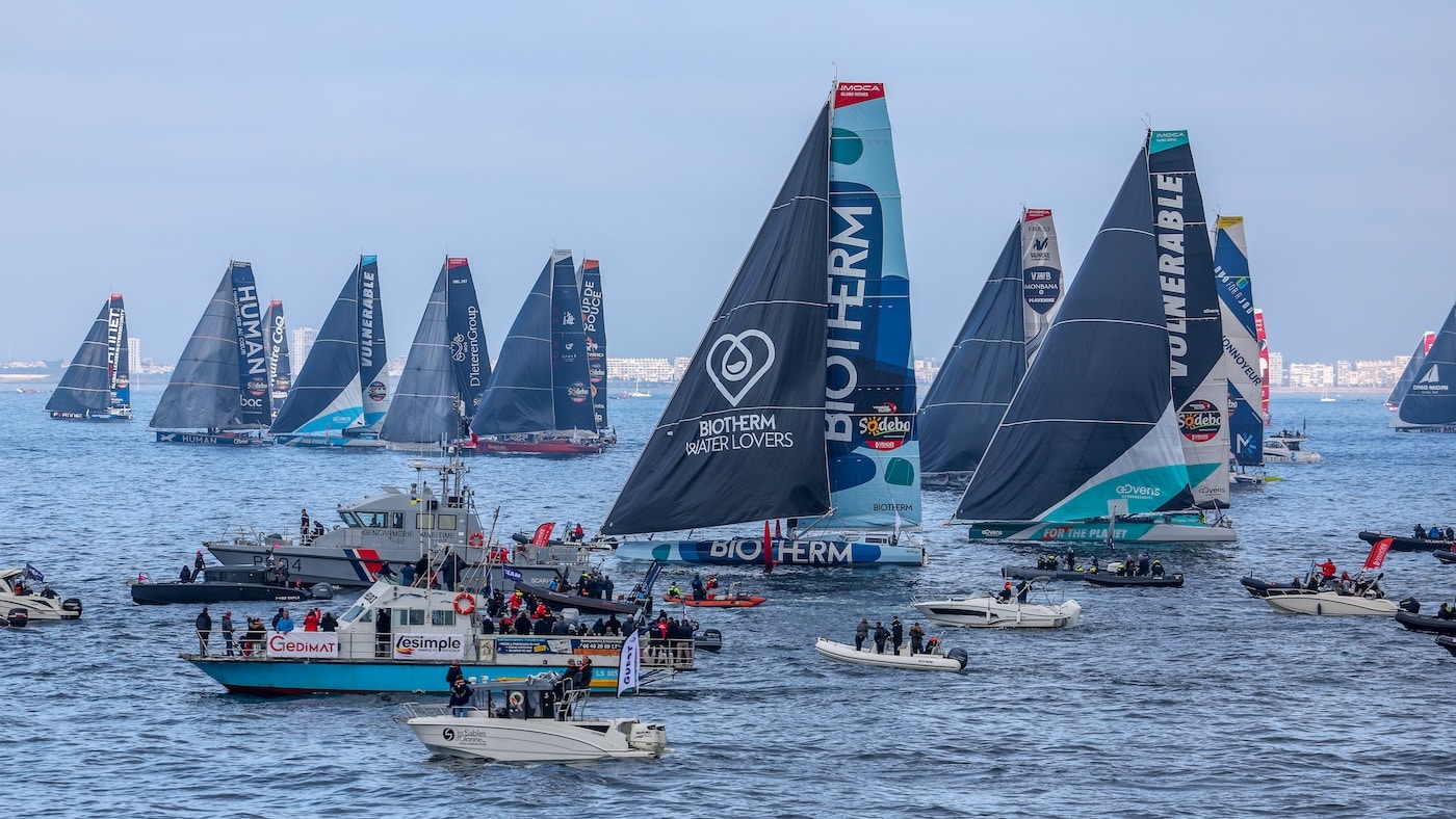 Vendee Globe 2024 foto della partenza