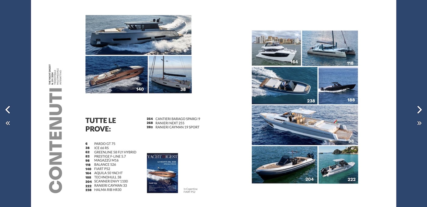 Yacht Digest Luxury Edition 19 sommario IT